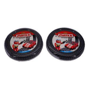 Mayka Toy Block Tape Set of 2 Gray, 2 Stud 2M/6.5